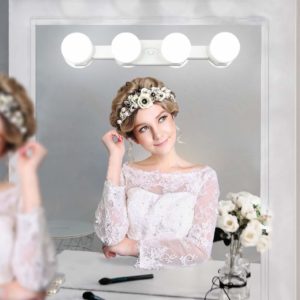 makeup vanity table set with lights