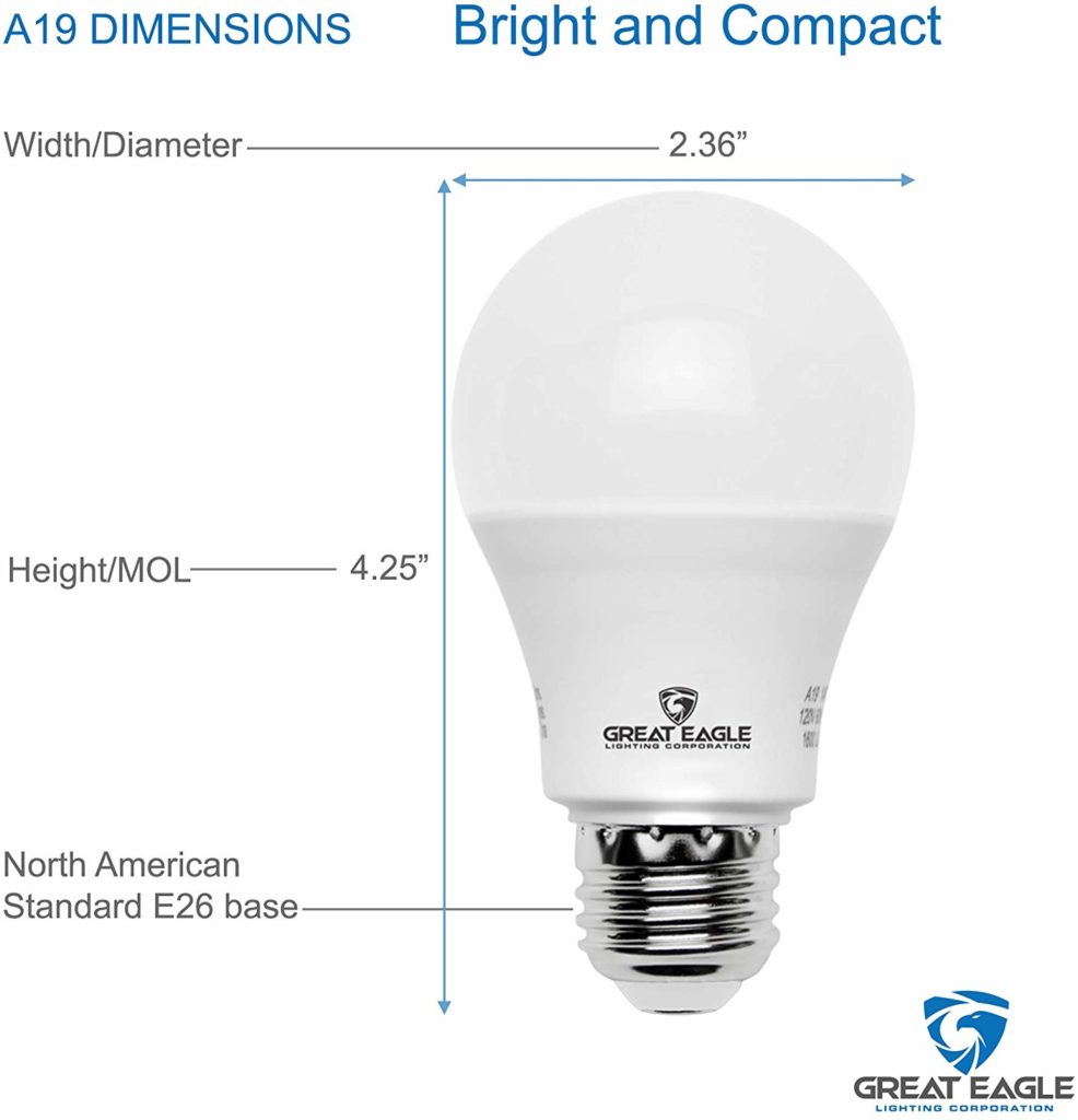 Great Eagle A19 LED Light Bulb