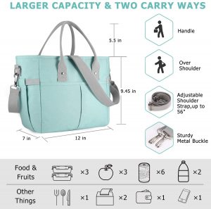 KIPBELIF Insulated Lunch Bags for Women