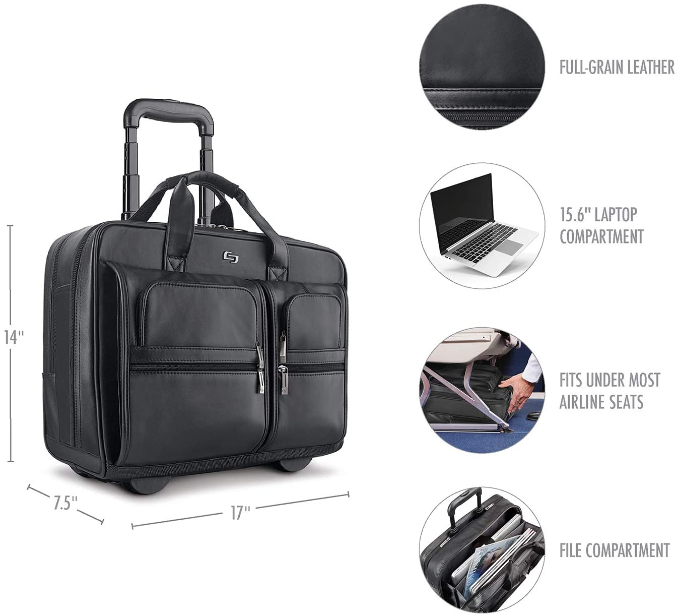 Top 10 Best Briefcase Roller Bags Reviews Brand Review