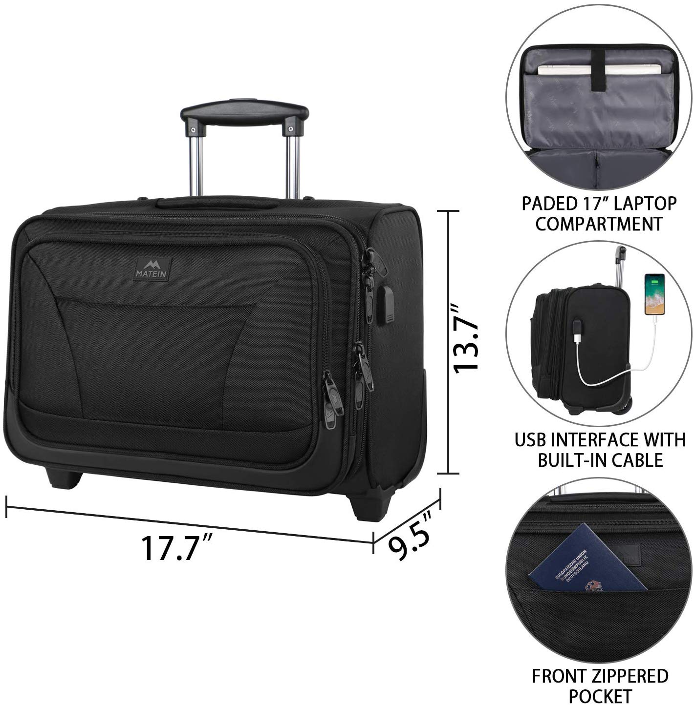 Top 10 Best Rolling Laptop Bags Reviews Brand Review
