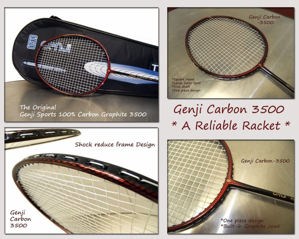 genji sports titanium package racket set