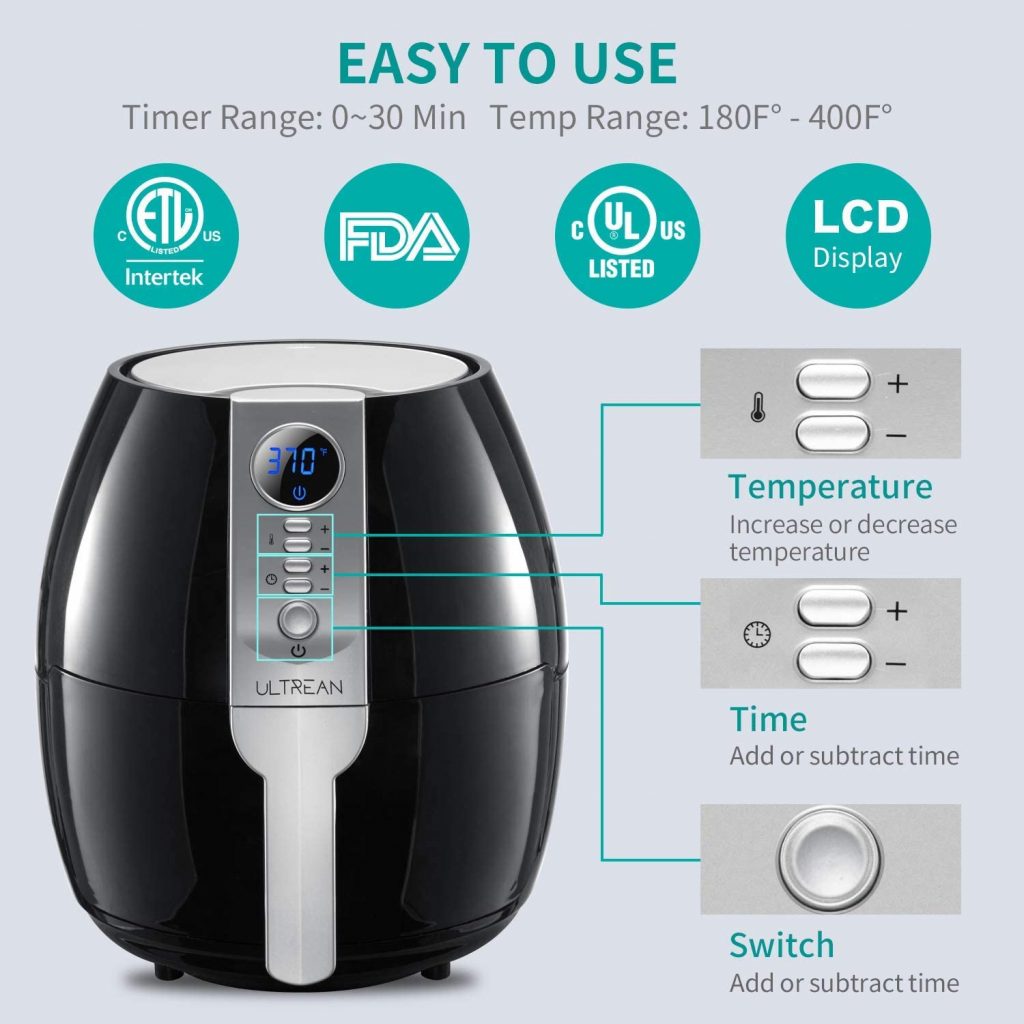 Top 10 Best Oil Less Air Fryer Reviews Brand Review