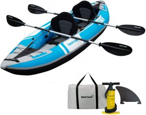 driftsun voyager 2 person inflatable kayak