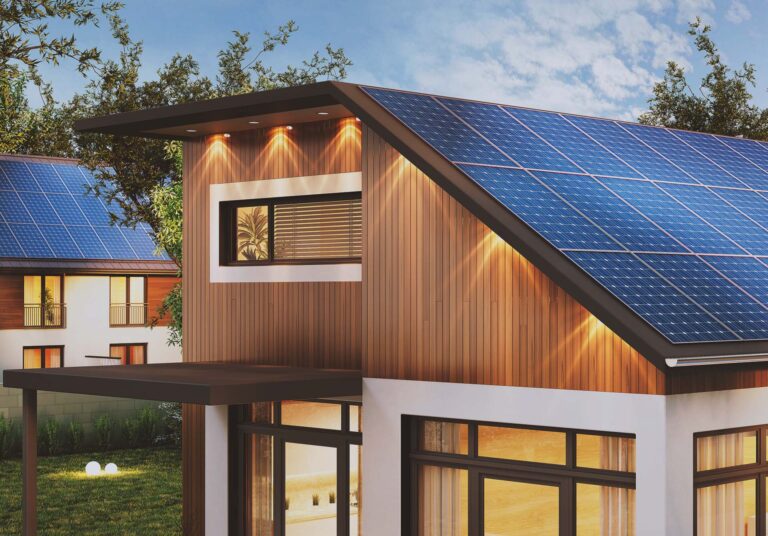 Solar panel array sizing for powering a household
